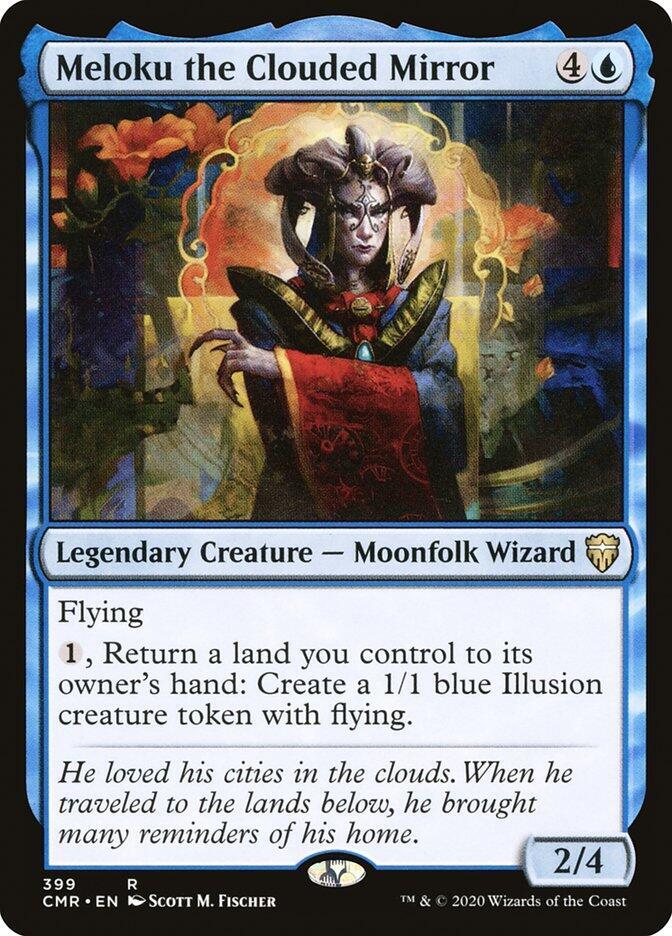 Meloku the Clouded Mirror 399 card from Commander Legends