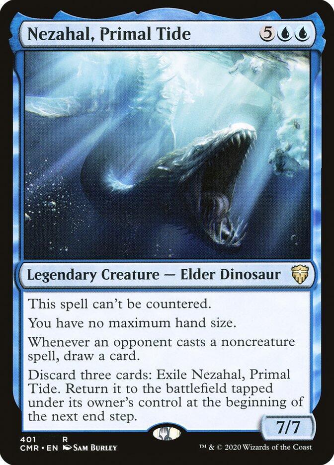 Nezahal, Primal Tide 401 card from Commander Legends
