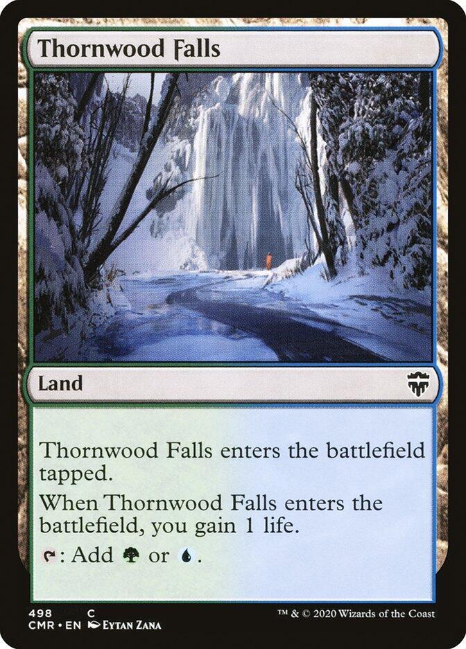 Thornwood Falls 498 card from Commander Legends
