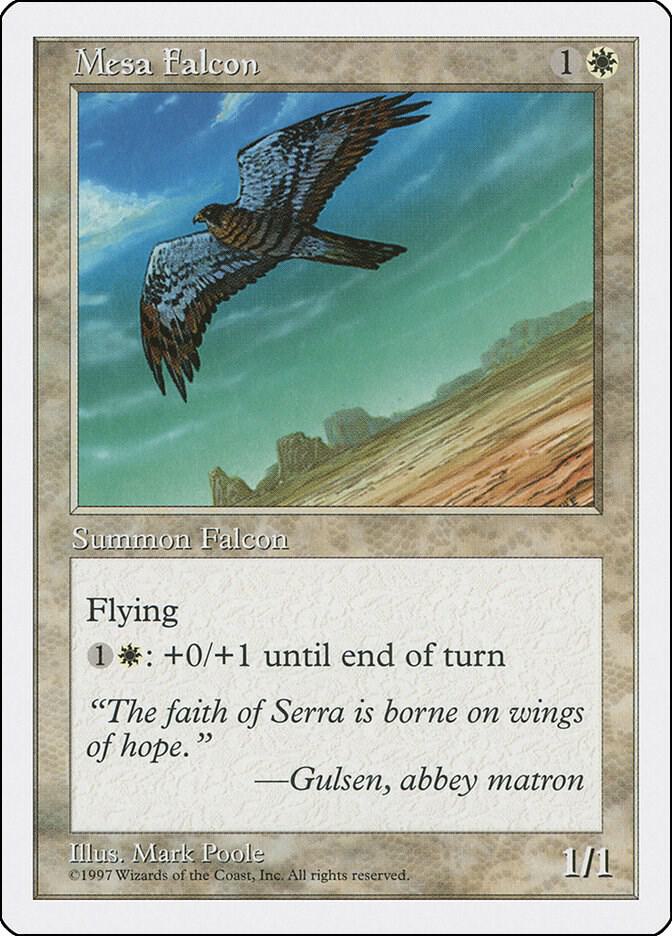 Mesa Falcon card from Fifth Edition