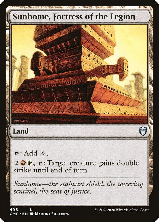 Sunhome, Fortress of the Legion 496 card from Commander Legends
