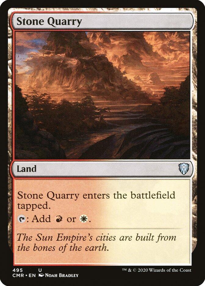 Stone Quarry 495 card from Commander Legends