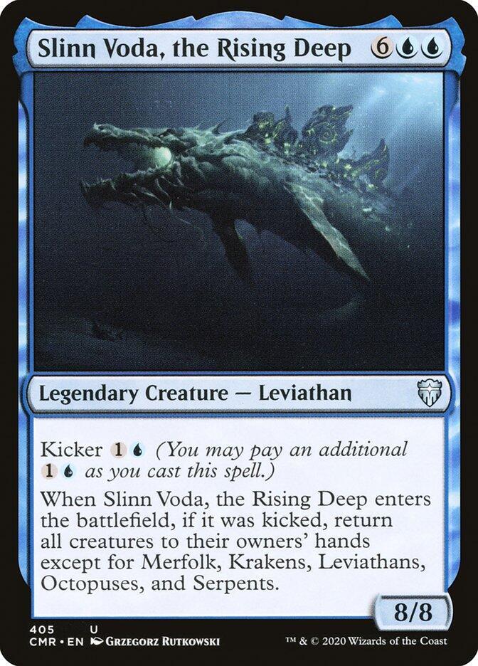 Slinn Voda, the Rising Deep 405 card from Commander Legends