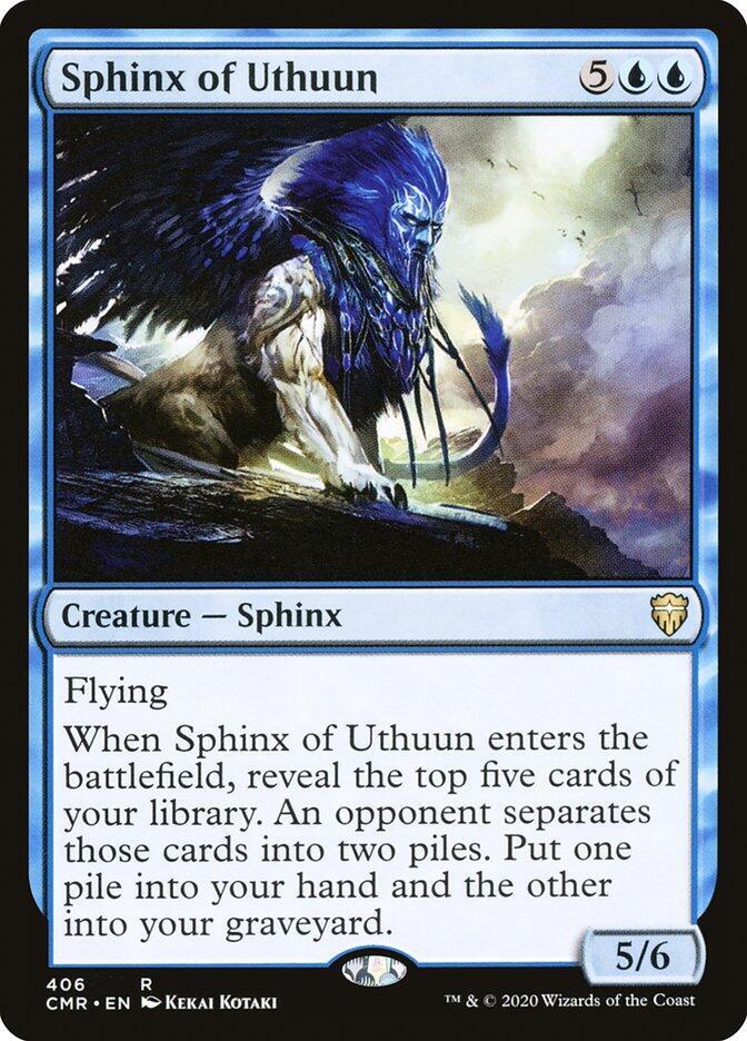 Sphinx of Uthuun 406 card from Commander Legends