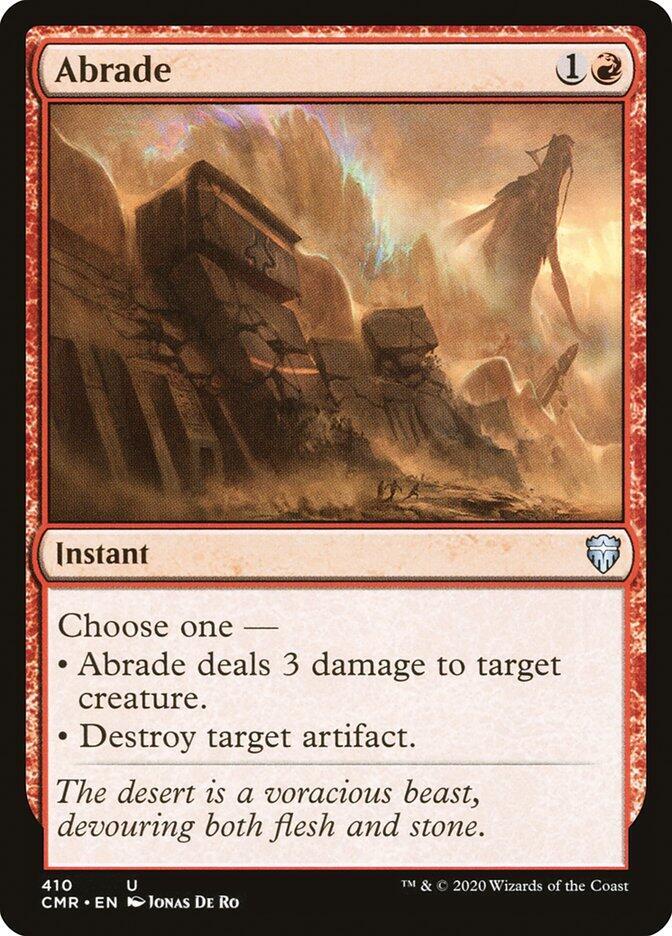 Abrade 410 card from Commander Legends
