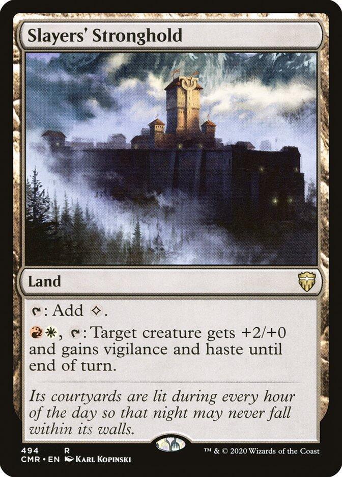 Slayers' Stronghold 494 card from Commander Legends