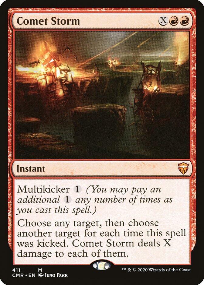 Comet Storm 411 card from Commander Legends