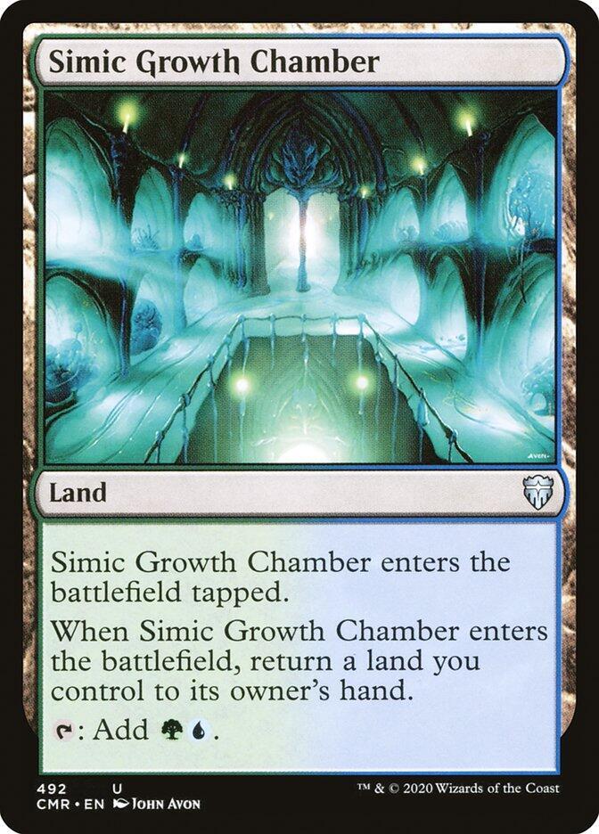 Simic Growth Chamber 492 card from Commander Legends