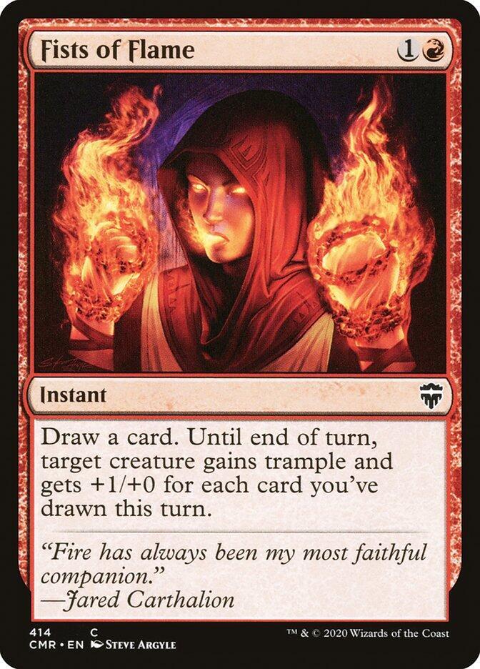 Fists of Flame 414 card from Commander Legends