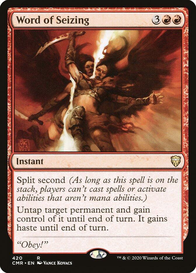 Word of Seizing 420 card from Commander Legends
