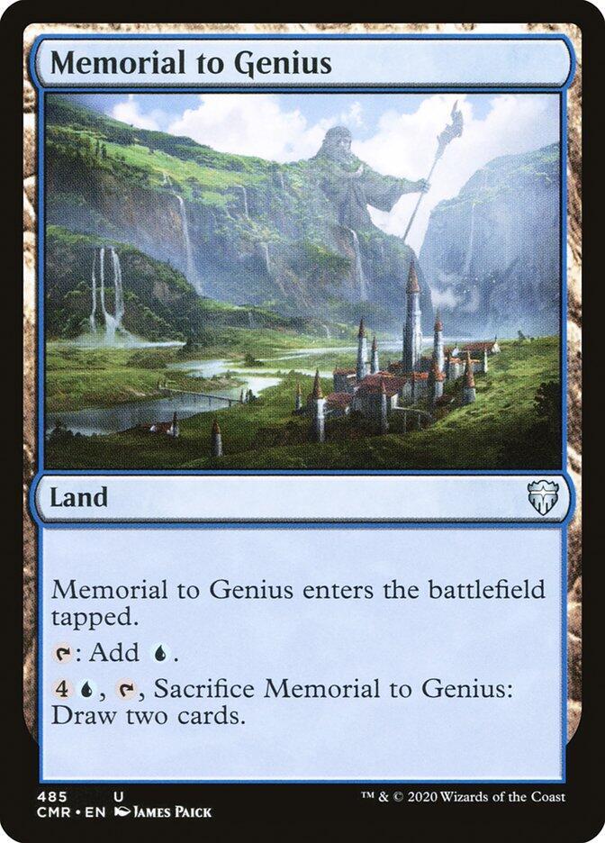 Memorial to Genius 485 card from Commander Legends
