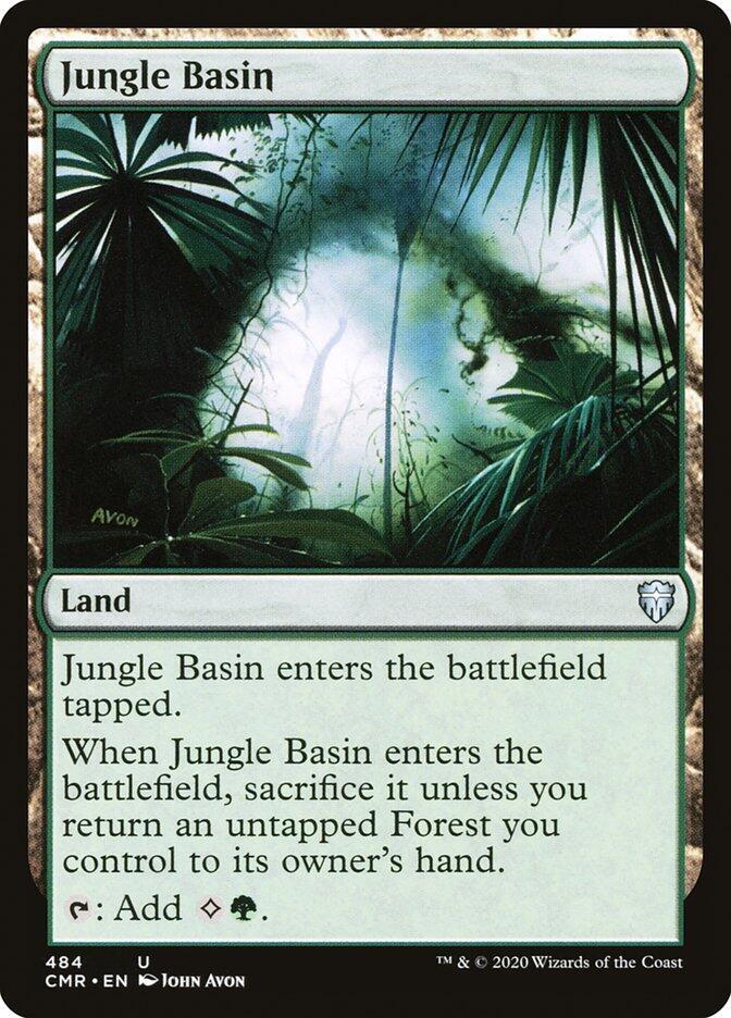 Jungle Basin 484 card from Commander Legends