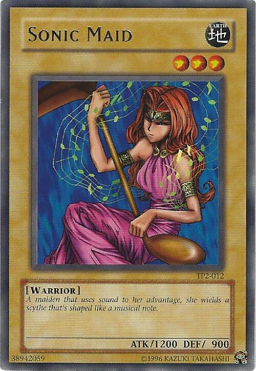 Sonic Maid TP2-012 card from Tournament Pack 2