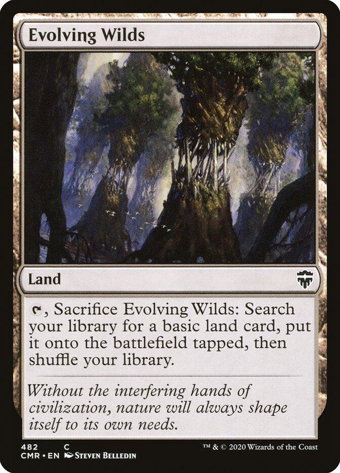 Evolving Wilds 482 card from Commander Legends