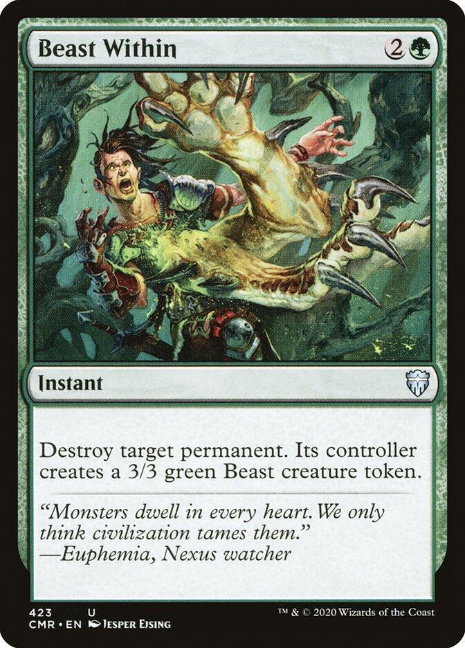 Beast Within 423 card from Commander Legends
