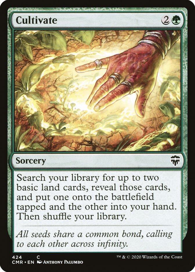 Cultivate 424 card from Commander Legends