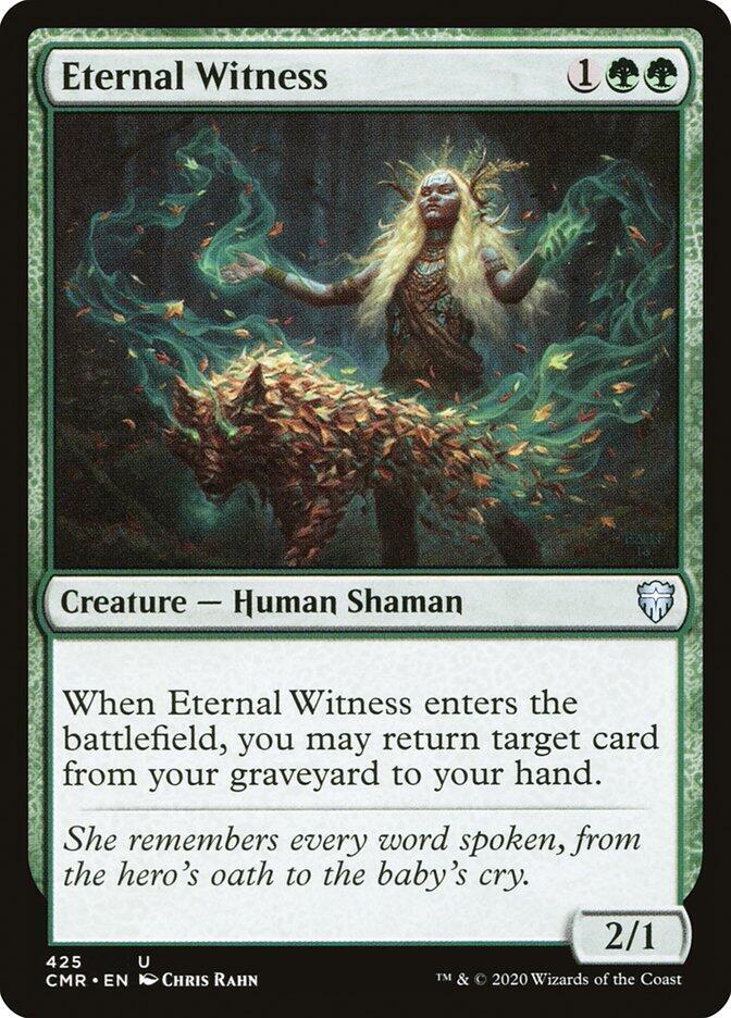 Eternal Witness 425 card from Commander Legends