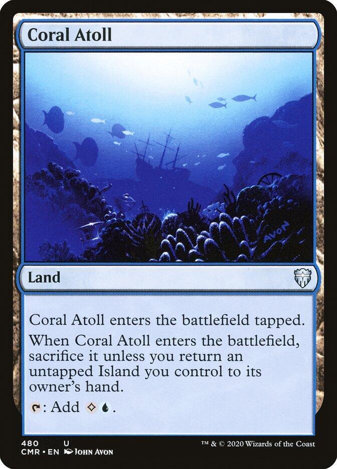 Coral Atoll 480 card from Commander Legends