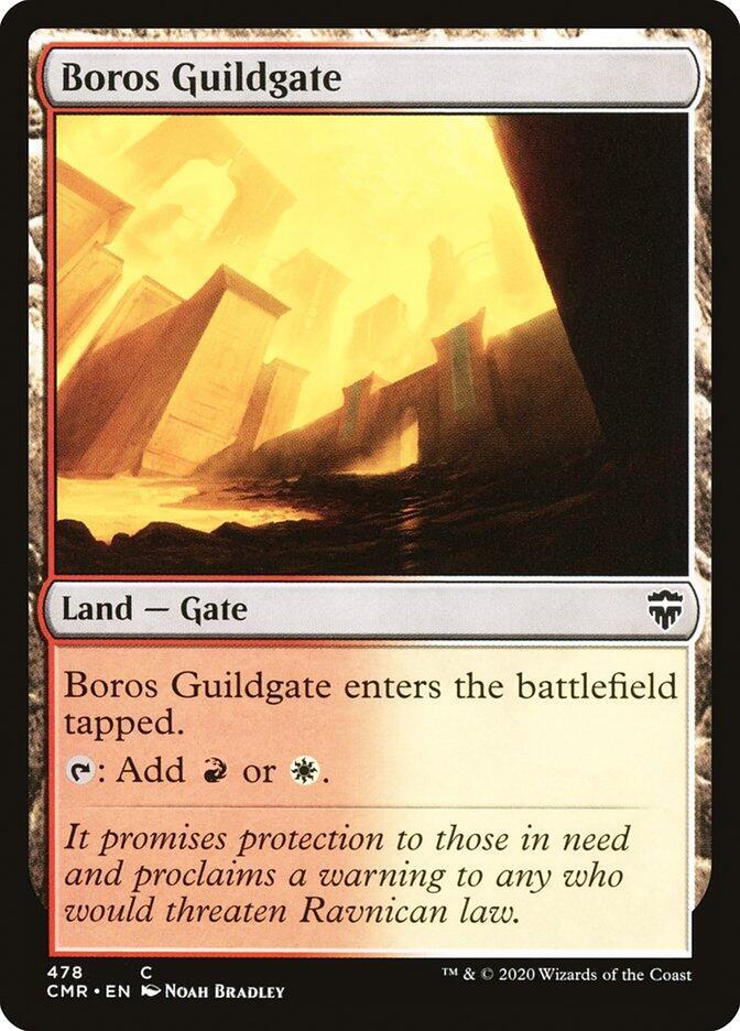 Boros Guildgate 478 card from Commander Legends