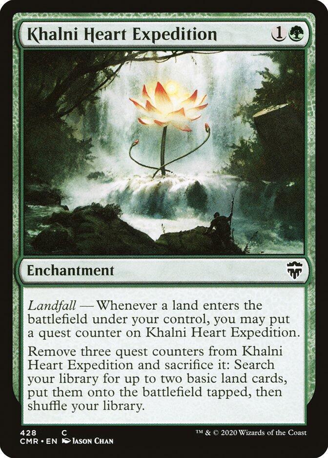Khalni Heart Expedition 428 card from Commander Legends