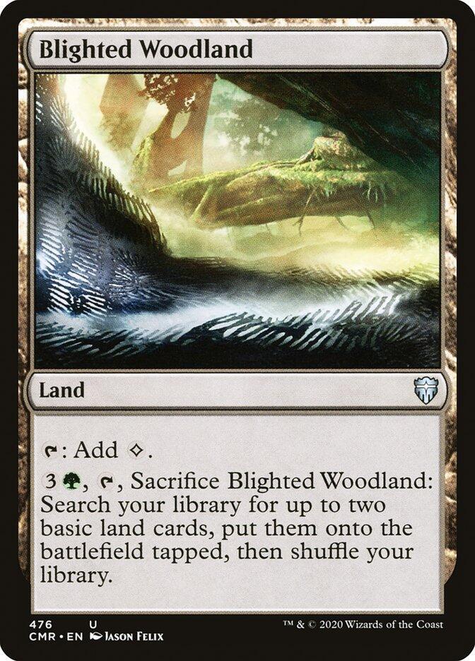 Blighted Woodland 476 card from Commander Legends