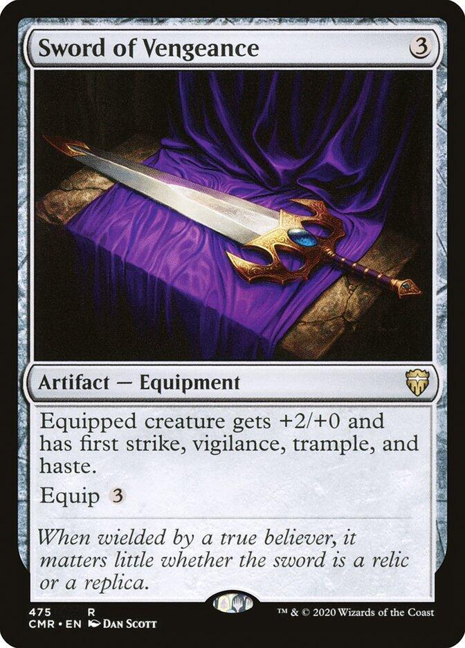 Sword of Vengeance 475 card from Commander Legends