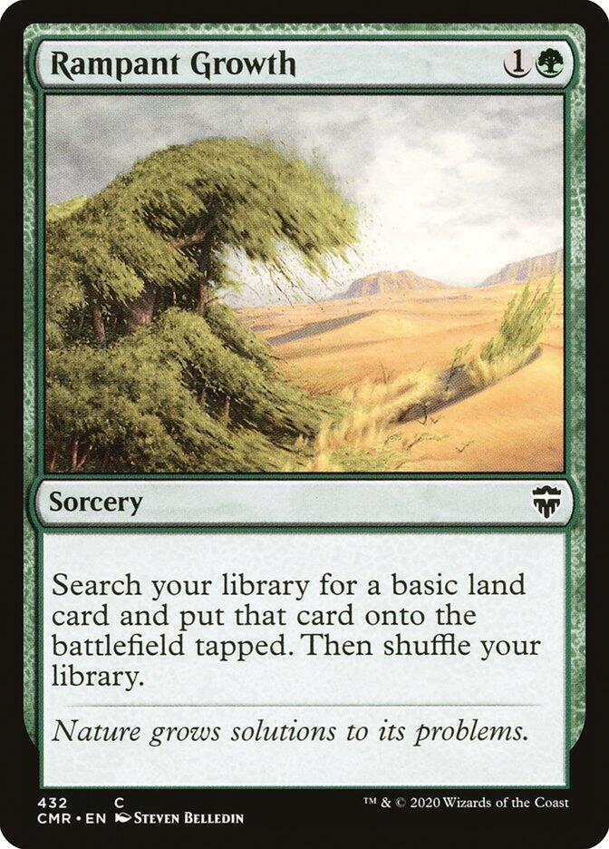 Rampant Growth 432 card from Commander Legends