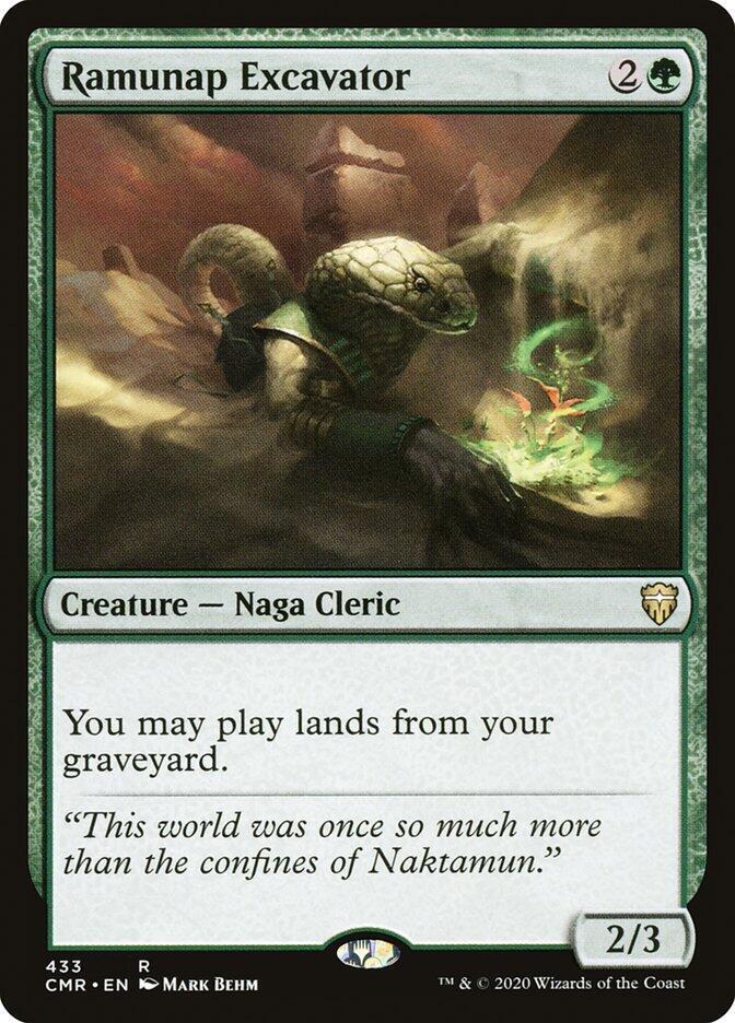Ramunap Excavator 433 card from Commander Legends
