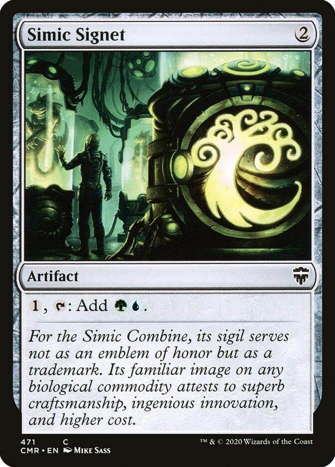 Simic Signet 471 card from Commander Legends