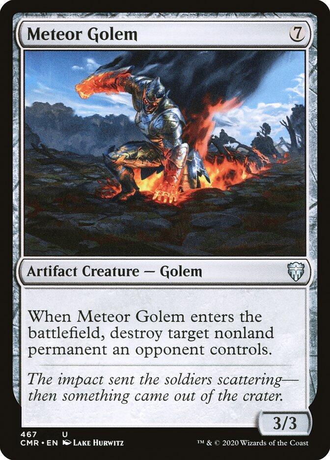 Meteor Golem 467 card from Commander Legends