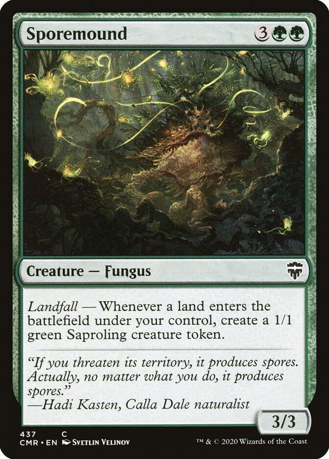 Sporemound 437 card from Commander Legends