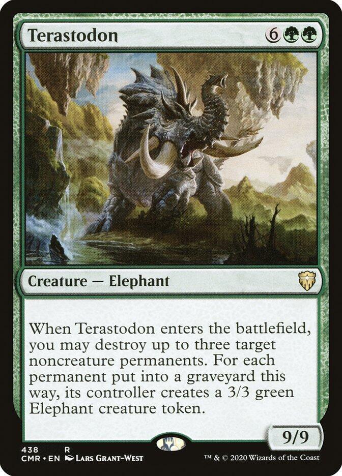 Terastodon 438 card from Commander Legends