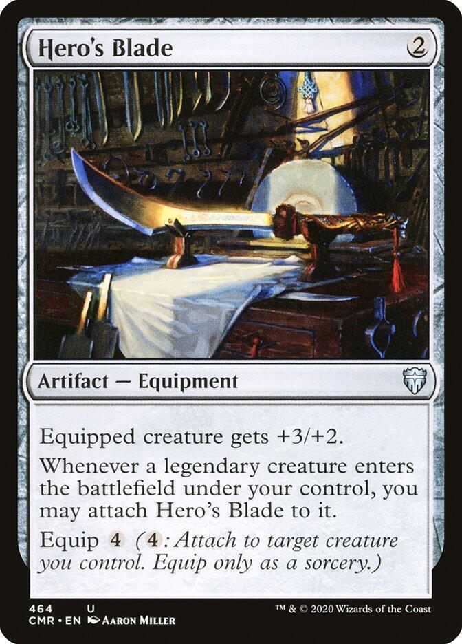 Hero's Blade 464 card from Commander Legends