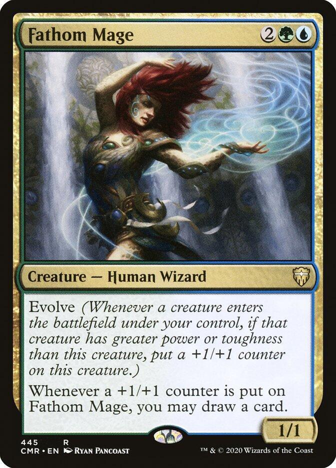 Fathom Mage 445 card from Commander Legends