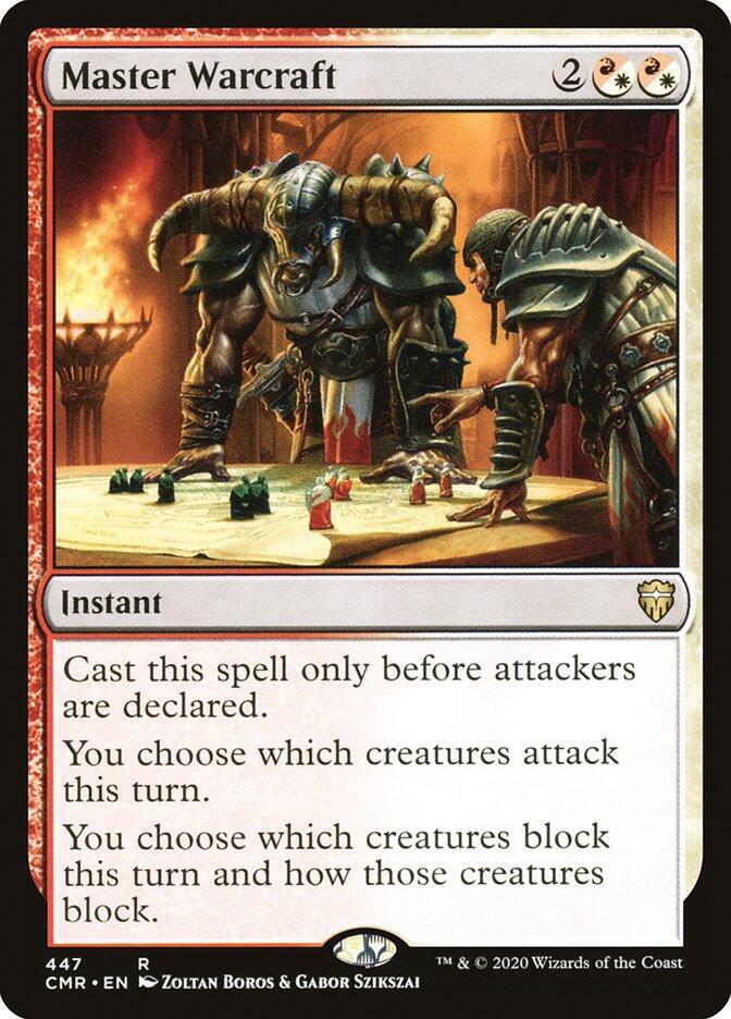 Master Warcraft 447 card from Commander Legends