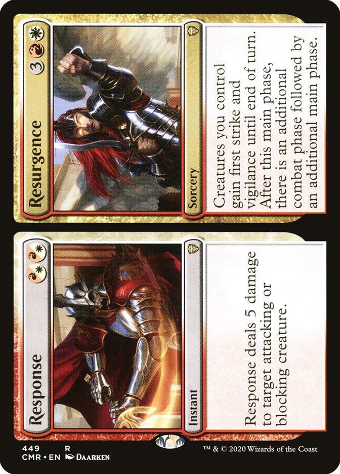 Response // Resurgence 449 card from Commander Legends
