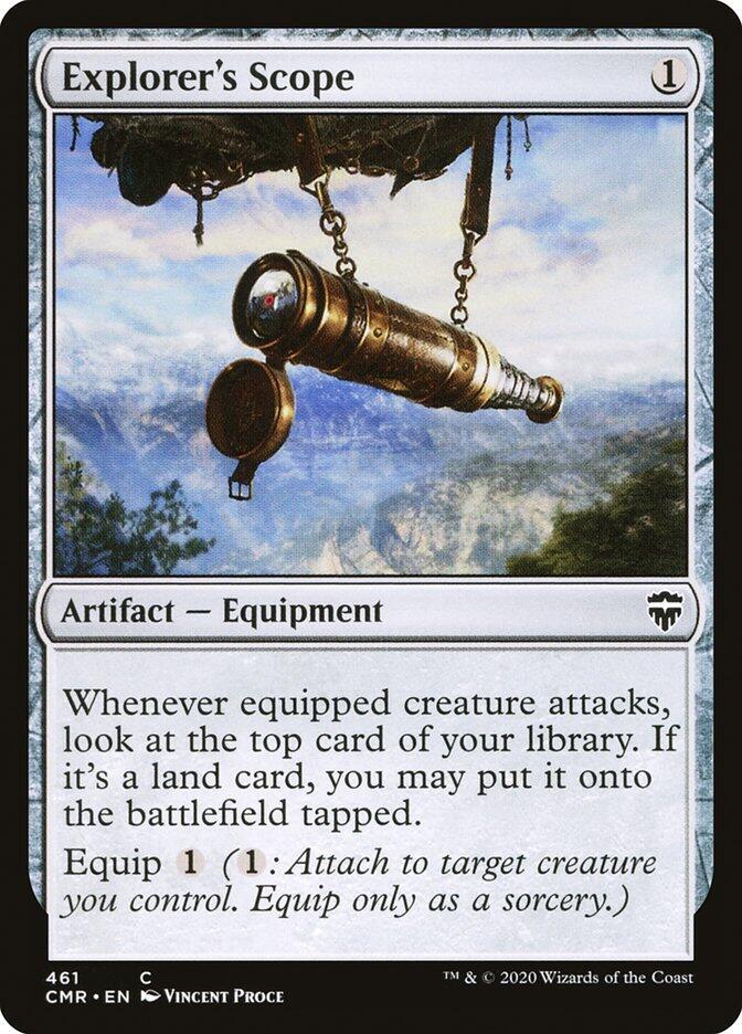 Explorer's Scope 461 card from Commander Legends
