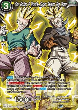 Son Goten & Trunks, Super Saiyan Tag Team EX14-04 card from Expansion Deck Box Set 14: Battle Advanced