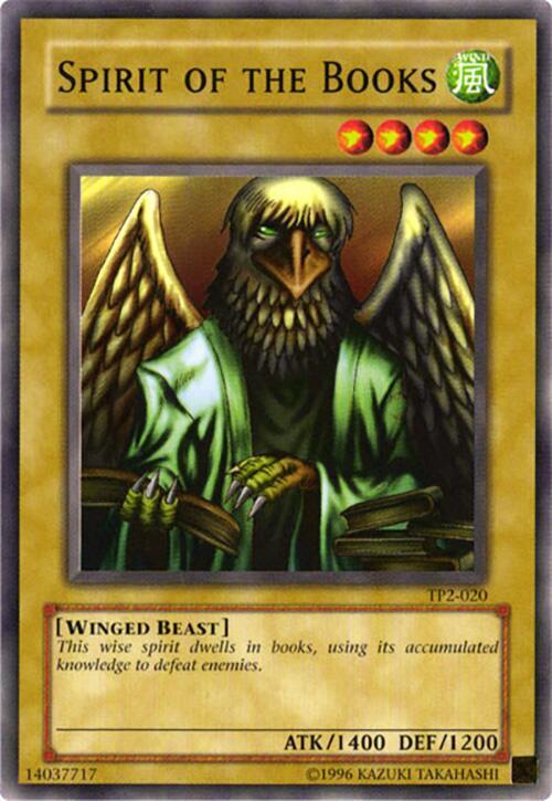 Spirit of the Books TP2-020 card from Tournament Pack 2
