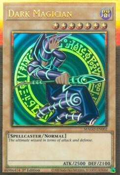 Dark Magician MAGO-EN002 card from Maximum Gold