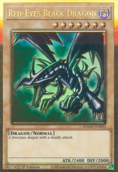 Red-Eyes Black Dragon MAGO-EN003 card from Maximum Gold