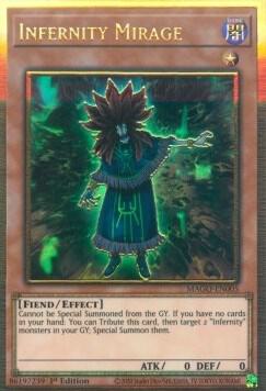 Infernity Mirage MAGO-EN005 card from Maximum Gold