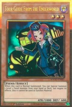 Tour Guide From the Underworld MAGO-EN007 card from Maximum Gold