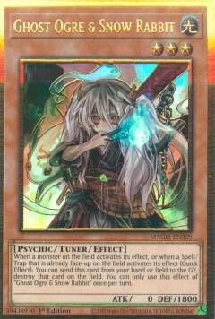Ghost Ogre & Snow Rabbit MAGO-EN009 card from Maximum Gold