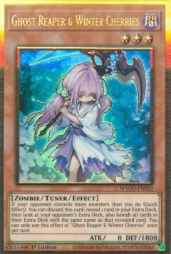 Ghost Reaper & Winter Cherries MAGO-EN010 card from Maximum Gold