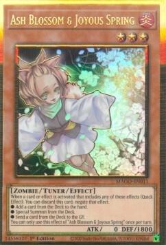 Ash Blossom & Joyous Spring MAGO-EN011 card from Maximum Gold
