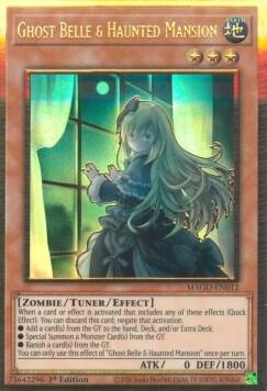 Ghost Belle & Haunted Mansion (Alternate Art) MAGO-EN012 card from Maximum Gold