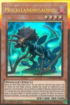 Miscellaneousaurus MAGO-EN015 card from Maximum Gold