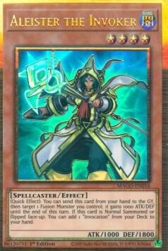 Aleister the Invoker (Alternate Art) MAGO-EN016 card from Maximum Gold