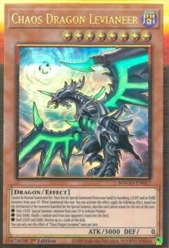Chaos Dragon Levianeer (Alternate Art) MAGO-EN017 card from Maximum Gold